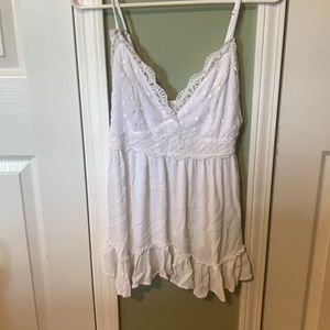 White Lace Babydoll Tank